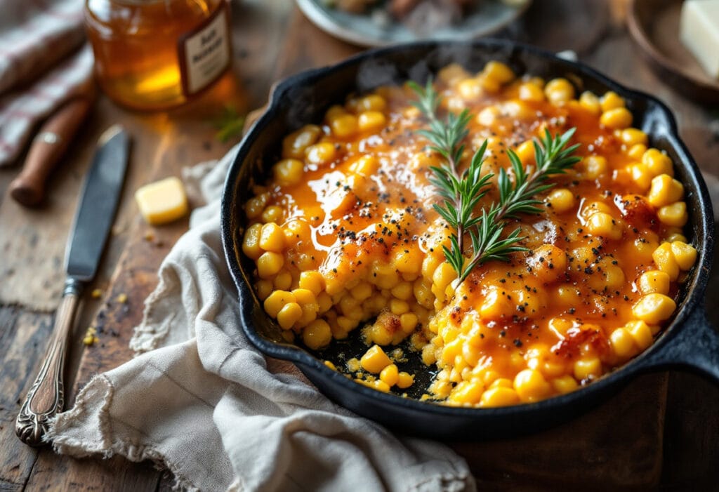 Honey Glazed Corn Casserole